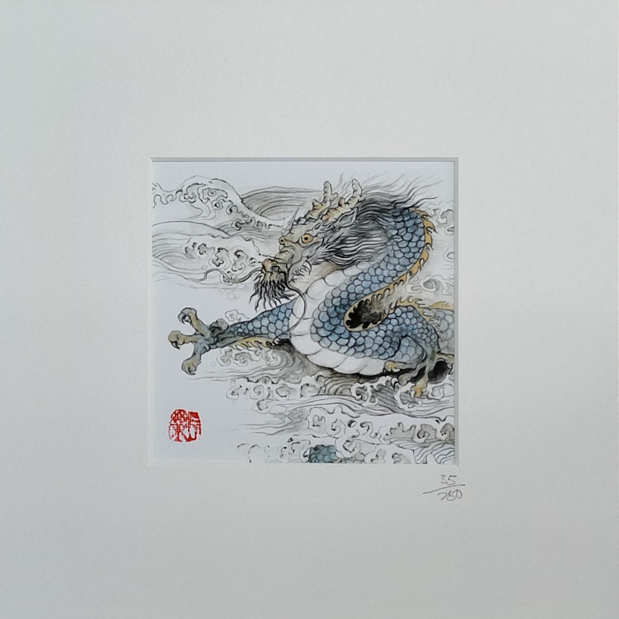 Storm Dragon – "Ruler of the Skies" (Commanding the heavens with might and grace.)