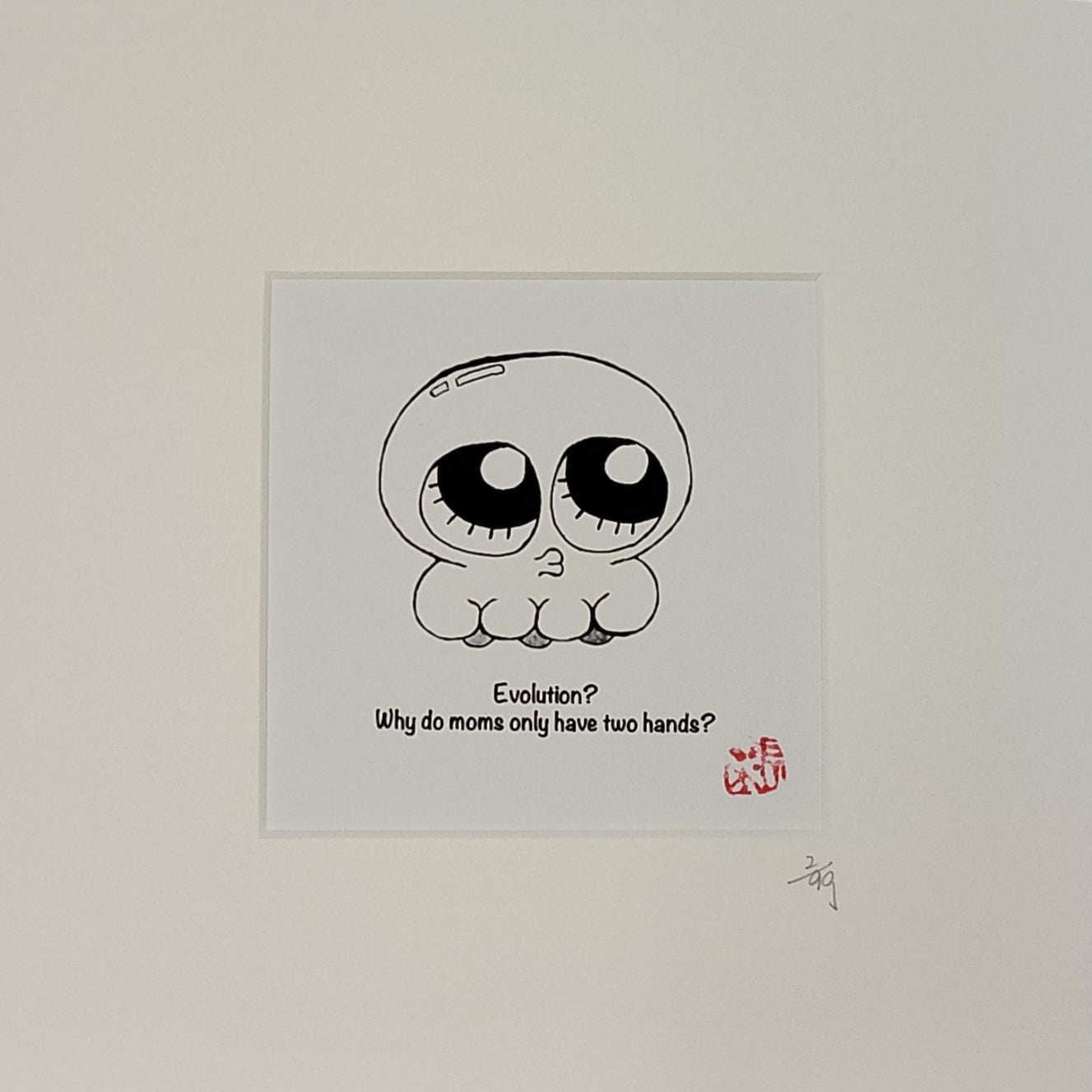 Evolution? Why do moms only have two hands?