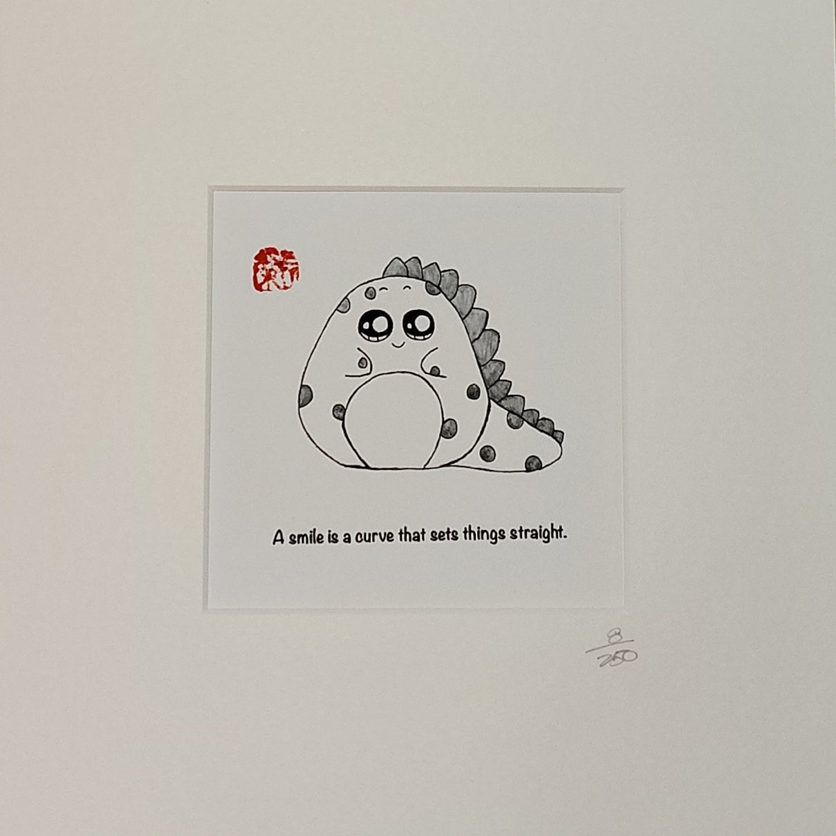 A smile is a curve that sets things straight.