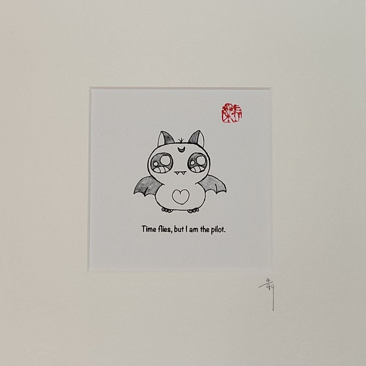 Time flies, but I am the pilot.