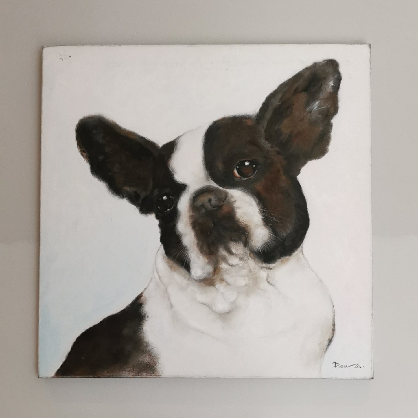 Commission Pet Portrait - Canvas , Extra Large